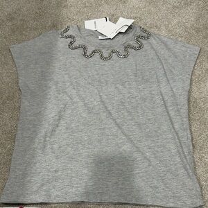 Brand new Sandro embellished top size 2